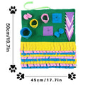 Square Snuffle Mat for dogs - __label:Bestseller, Dispenser, Food, Interactive, Mat, Nose, Pad, Play, Puzzle, Slow Feed, Sniff, Sniffing, Sniffle, Snuffle, Snuffle Mat, Training