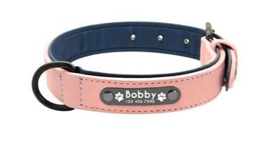 Everyday Personalized Custom Collar & Leash for dogs - __label:Bestseller, Collar, Custom, Dog Tag, Engrave, ID, Leash, Name, Name Plate, Personal, Personalized, Phone, Tag