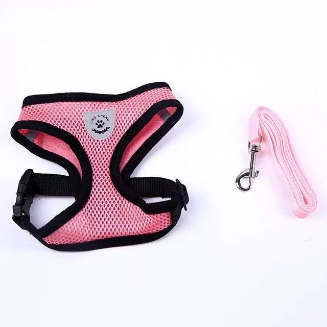 Adjustable Harness for Cats (No-Pull) for dogs - Cat, Harness, Kitten, Kitty, Leash, No Pull, Vest