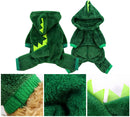 Green Dinosaur Hoodie for dogs - Dinosaur, Hoodie