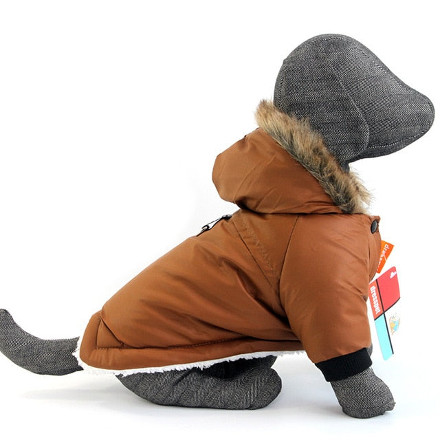 Canada Dog Parka for dogs - Canada, Coat, Cold, Fleece, Fur, Goose, Jacket, Parka, Warm, Winter