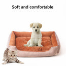 Rectangular Cushioned Comfy Bed