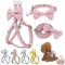Cute Bow Harness, Collar and Leash Set for dogs - Bow, Bow Tie, Bundle, Collar, Dog, Harness, Leash, Puppy, Set