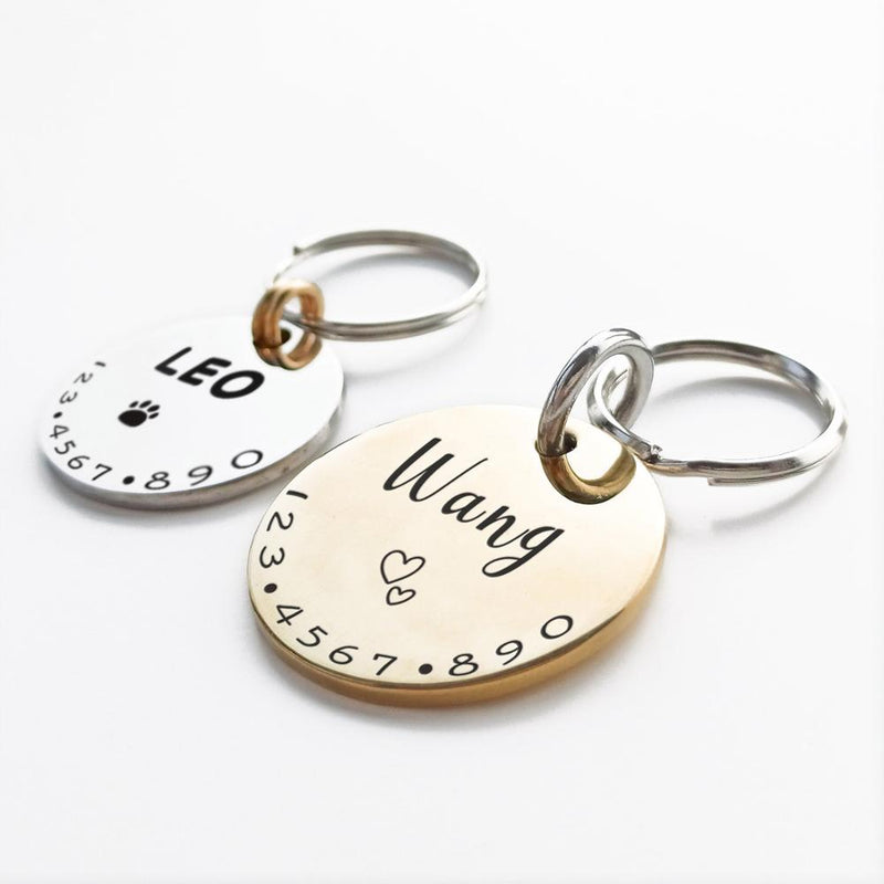 Classy Personalized Tag for dogs - Engrave, Engraving, Name, Phone, Tag, Tags