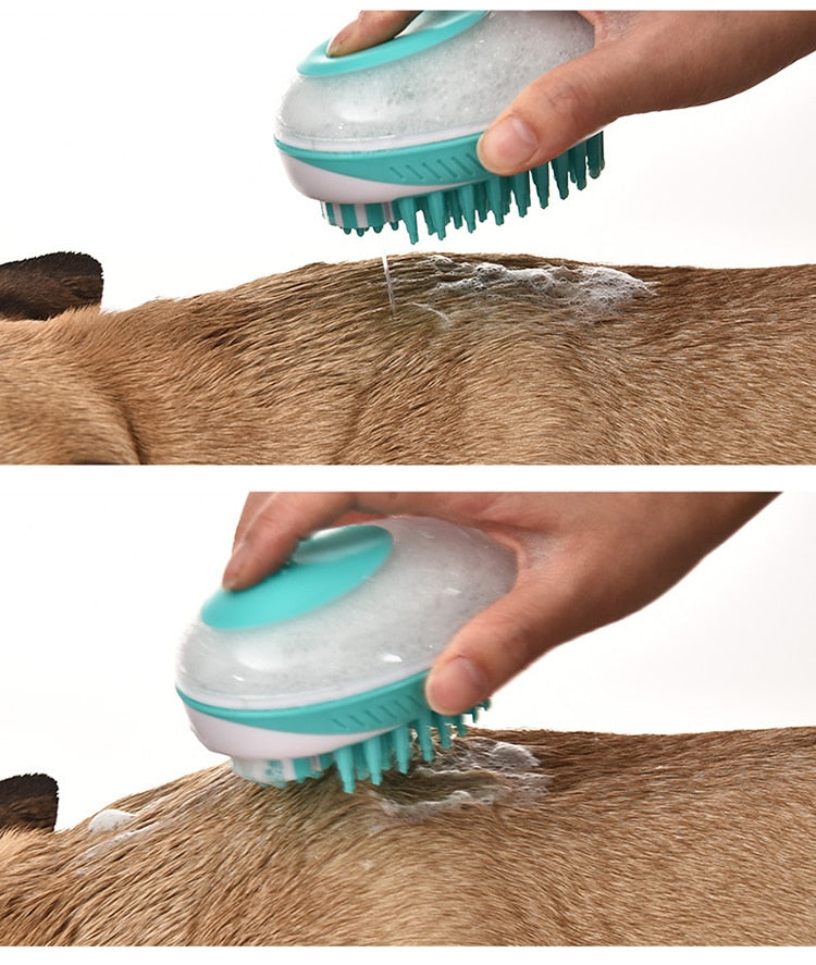 Shower Fur Scrubber for dogs - Cleaner, Fur, Hair, Massage, Massage Glove, Scrub, Scrubber, Shampoo, Shower, Soap
