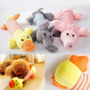 Slinky Squeak Toys - Duck, Pig, and Elephant