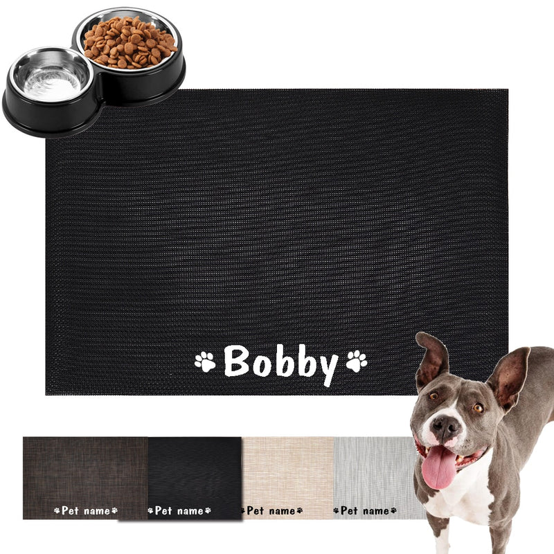 Personalized Dog Feeding Placemat