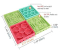 Combo Maze Lick Pad and Slow Feeder for dogs - Food, Interactive, IQ, Lick, Lick Pad, Play, Puzzle, Slow Feed, Smart, Training, Treats