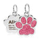 Big Paw Print Personalized Custom Dog Tag