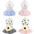 Angel Princess Dress for dogs - Dress, Flowers, Skirt, Spring, Summer